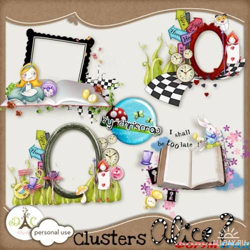 Детский скрап-набор. Alice?