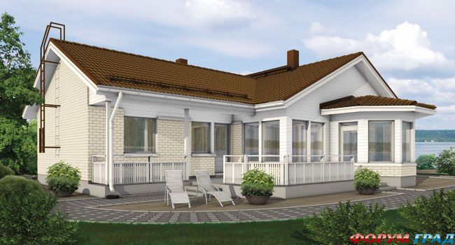 Дом одноэтажный