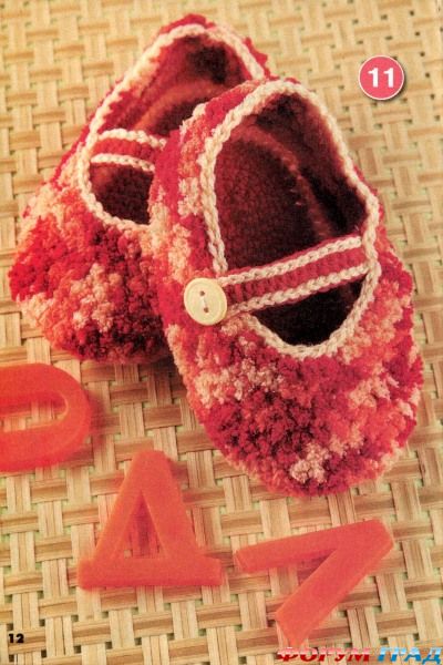 Как связать пинетки малышам?