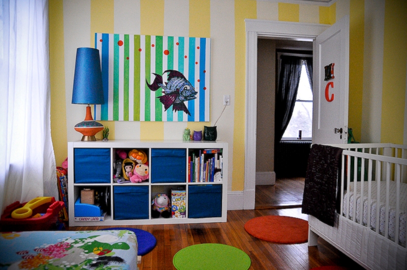 trendy-kids-room-design-ideas-with-stripes-18
