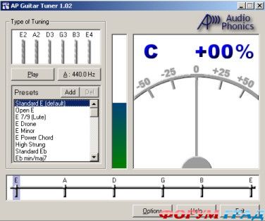 ap guitar tuner гитарный тюнер