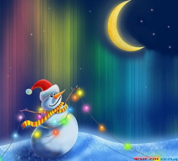 новогодние обои 2012