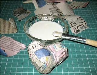 Драконы из папье маше