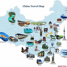 Достопримечательности Пекина на карте