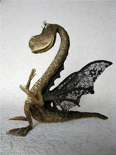 Драконы из папье маше