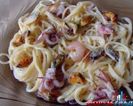 паста с морепродуктами