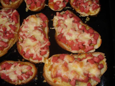 бутерброд с яйцами и перцем