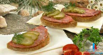 гренки с ветчиной