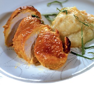 Kurinyie-grudki-s-yablochnyim-pyure