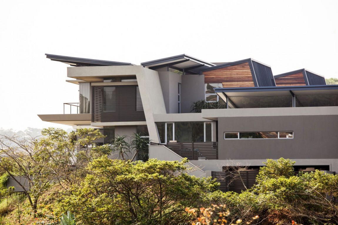 Футуристический проект дома Simbithi Eco-Estate от Metropole Architects в ЮАР