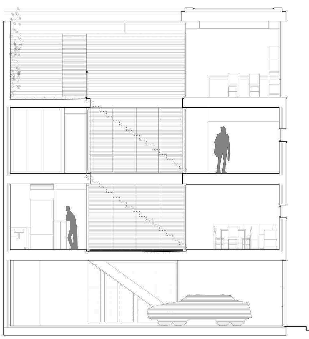Креативный дизайн интерьера резиденции Vivienda Teresa от конструкторов бюро Rocamora Arquitectura