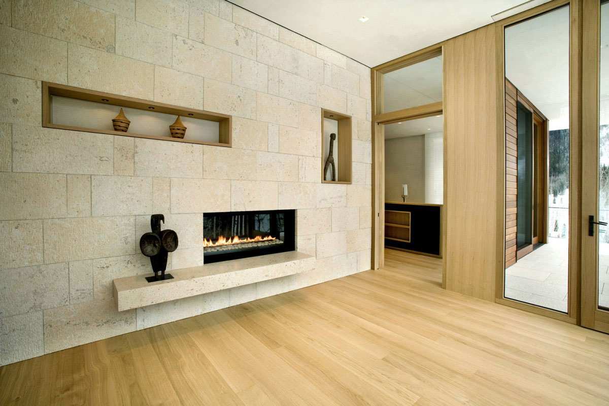 Интерьер особняка Linear House от Studio B Architects, Аспен, штат Колорадо, США