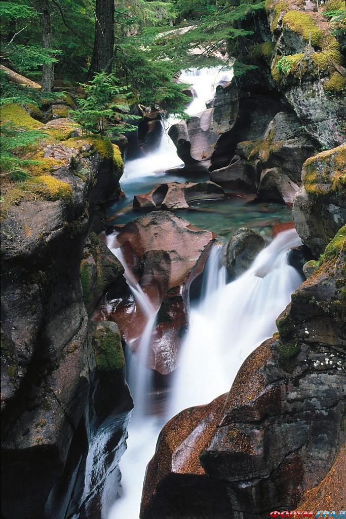 avalanche gorge glacier national park montana 04