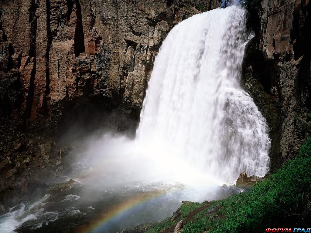 rainbow falls mammoth lake sierra nevada cali64