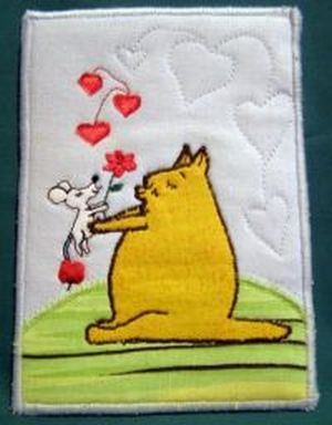 тканые открытки