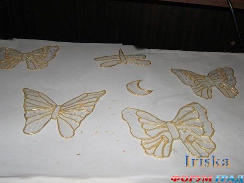 подвески бабочки