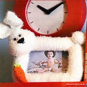 вязаная рамочка