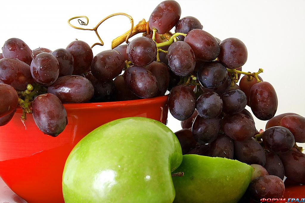 ягоды, фрукты и овощи для здорового питания