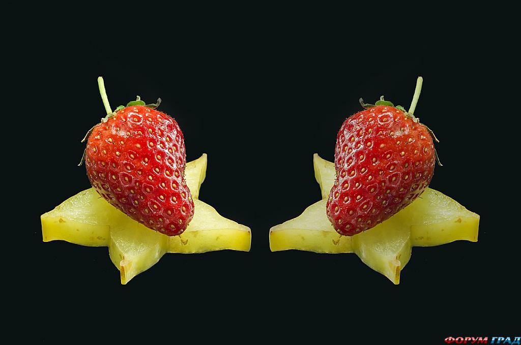 ягоды, фрукты и овощи для здорового питания