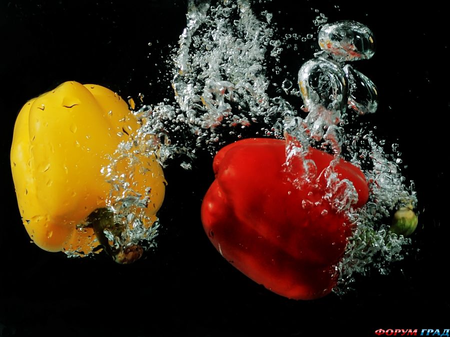 ягоды, фрукты и овощи для здорового питания