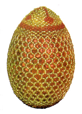 Пасхальные яйца из бисера